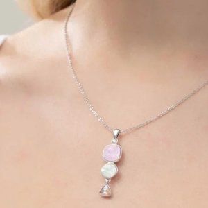 Touchstone Crystal - Cotton Candy Pendant